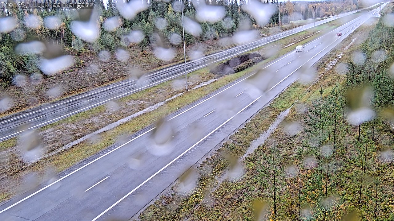 Weather Camera Image Väg 29 Torneå Luukkaankangas, Tornio, Lappi