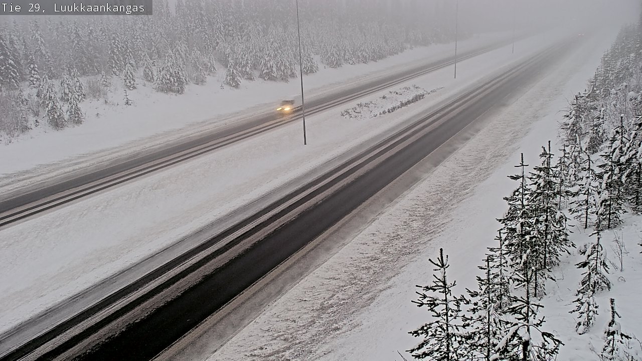 Weather Camera Image Väg 29 Torneå Luukkaankangas, Tornio, Lappi