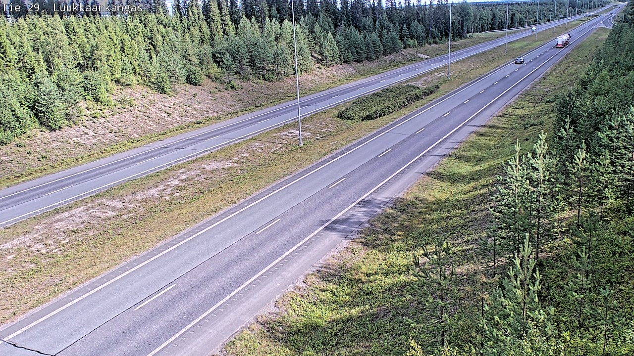 Weather Camera Image Road 29 Tornio Luukkaankangas, Tornio, Lappi