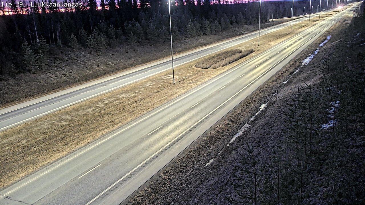 Weather Camera Image Road 29 Tornio Luukkaankangas, Tornio, Lappi