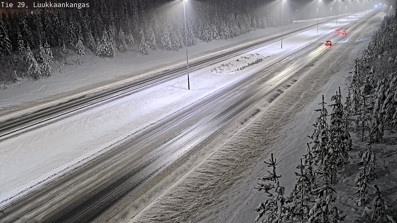 Weather Camera Image Väg 29 Torneå Luukkaankangas, Tornio, Lappi