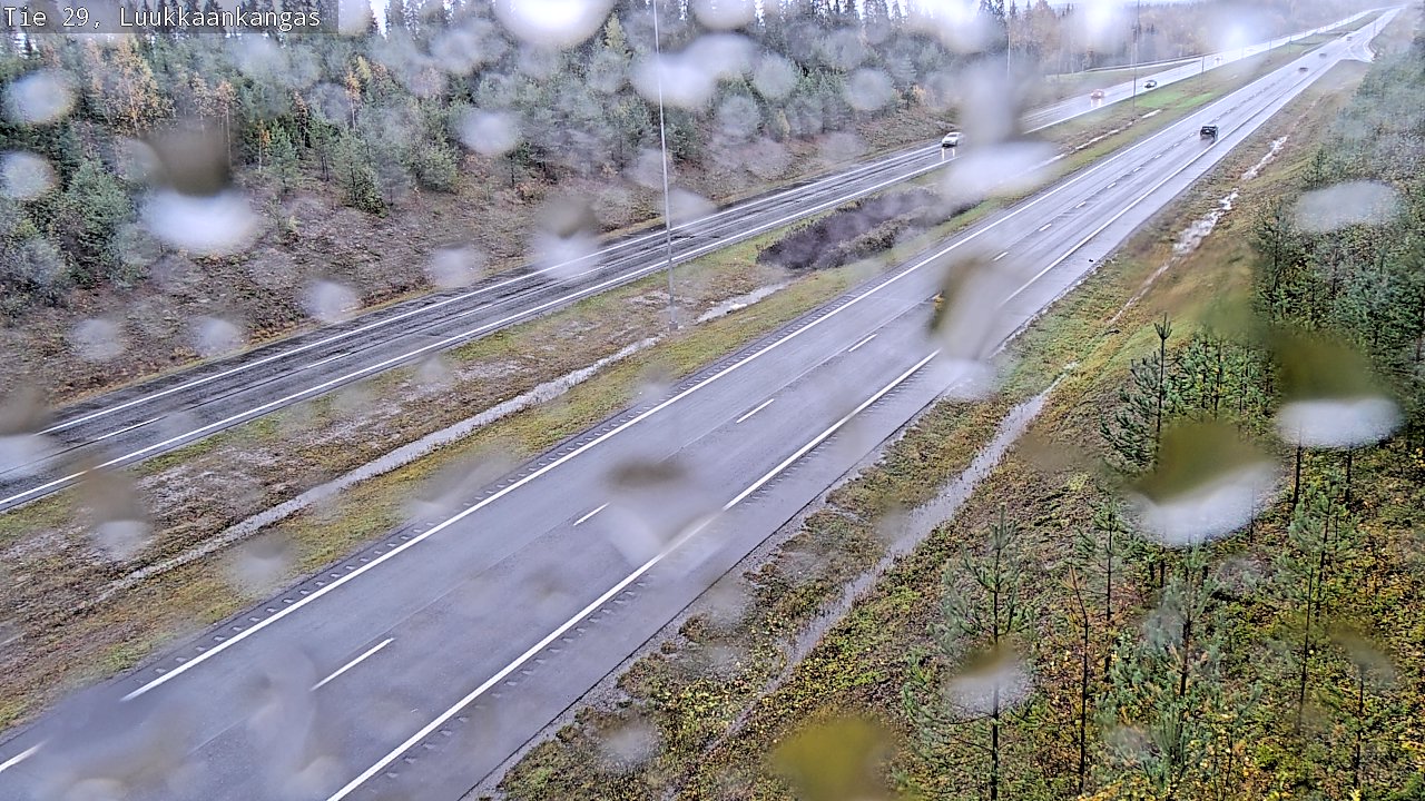Weather Camera Image Väg 29 Torneå Luukkaankangas, Tornio, Lappi