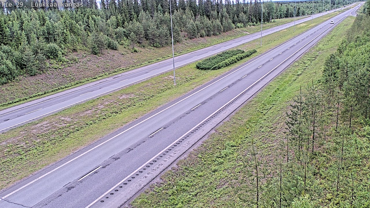 Weather Camera Image Road 29 Tornio Luukkaankangas, Tornio, Lappi
