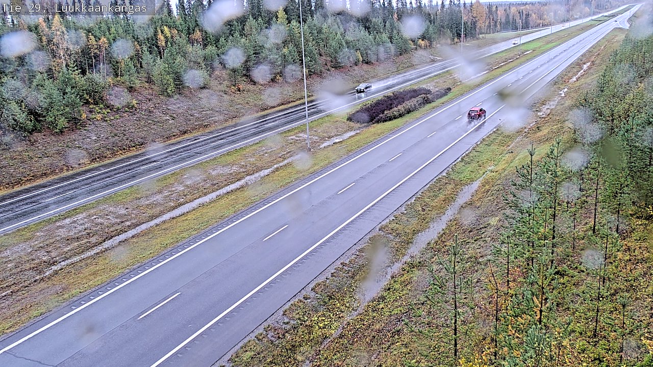 Weather Camera Image Väg 29 Torneå Luukkaankangas, Tornio, Lappi