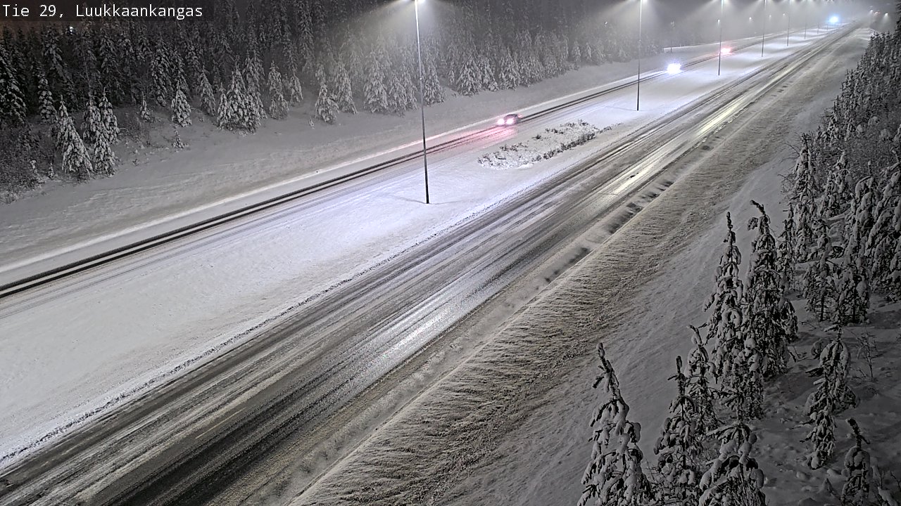 Weather Camera Image Väg 29 Torneå Luukkaankangas, Tornio, Lappi