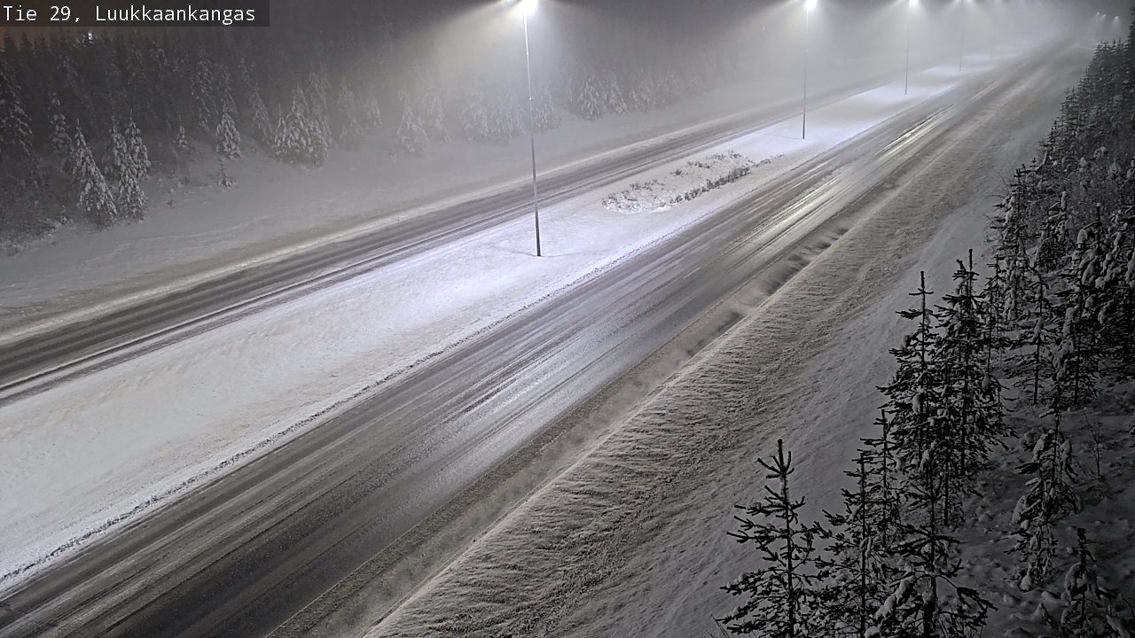 Weather Camera Image Väg 29 Torneå Luukkaankangas, Tornio, Lappi