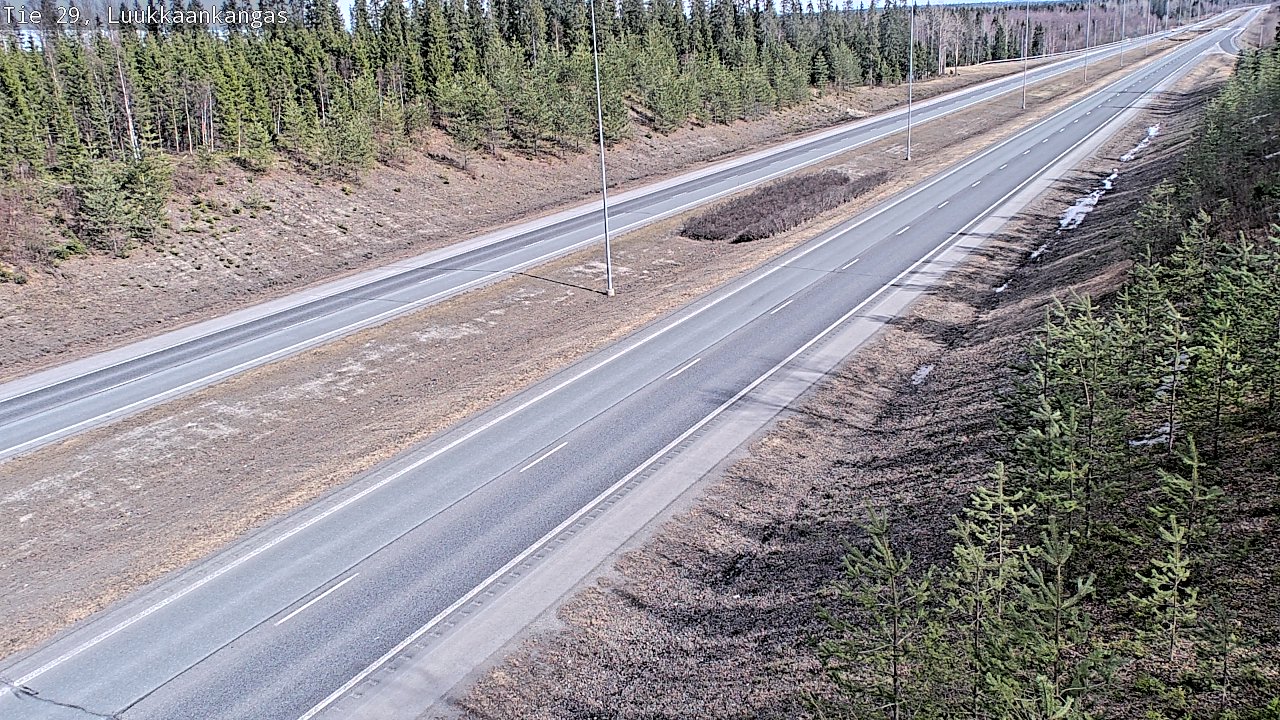 Weather Camera Image Road 29 Tornio Luukkaankangas, Tornio, Lappi