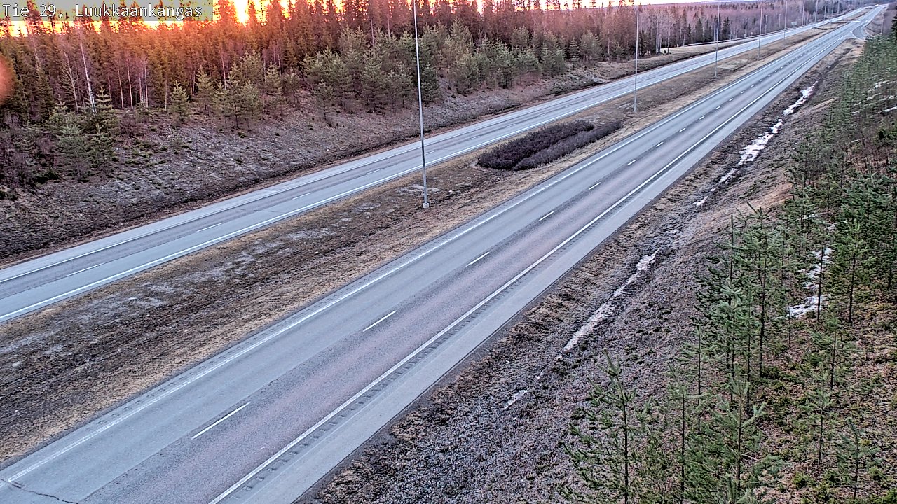 Weather Camera Image Road 29 Tornio Luukkaankangas, Tornio, Lappi