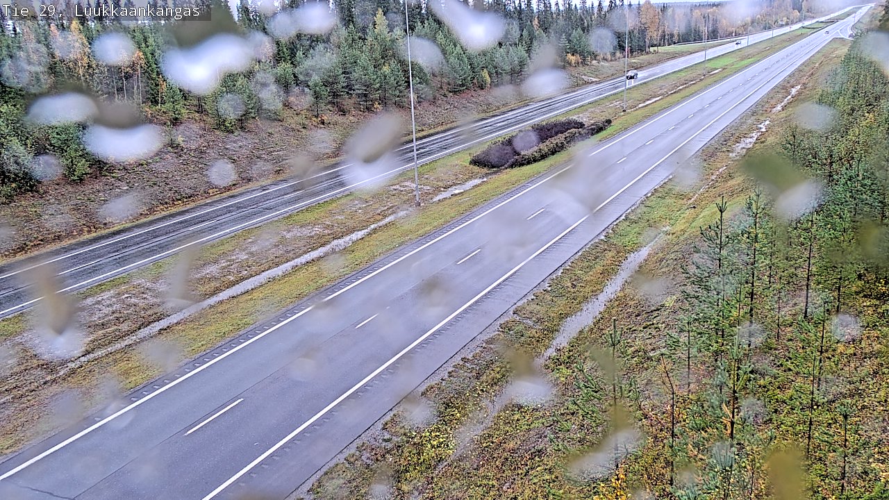 Weather Camera Image Väg 29 Torneå Luukkaankangas, Tornio, Lappi