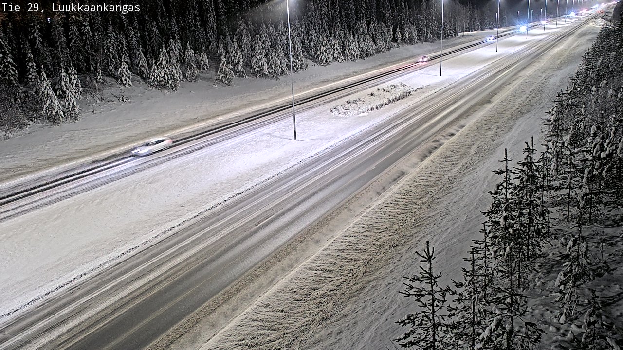 Weather Camera Image Väg 29 Torneå Luukkaankangas, Tornio, Lappi
