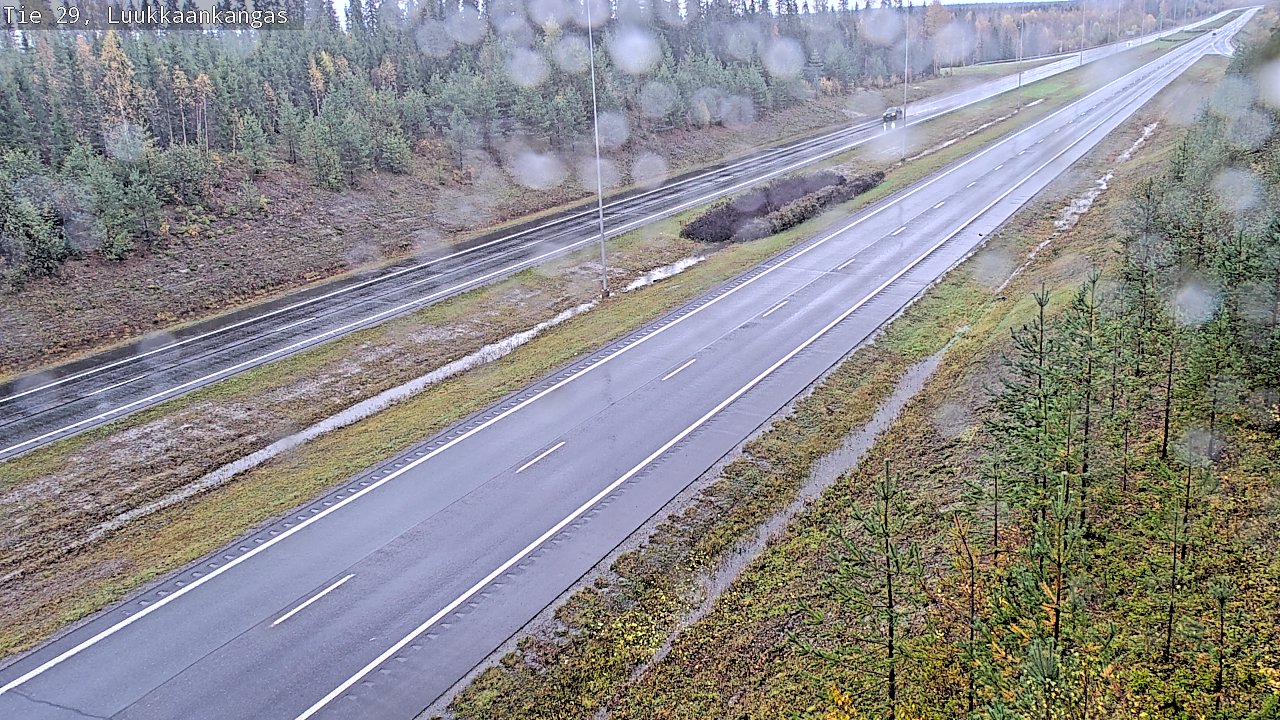 Weather Camera Image Väg 29 Torneå Luukkaankangas, Tornio, Lappi