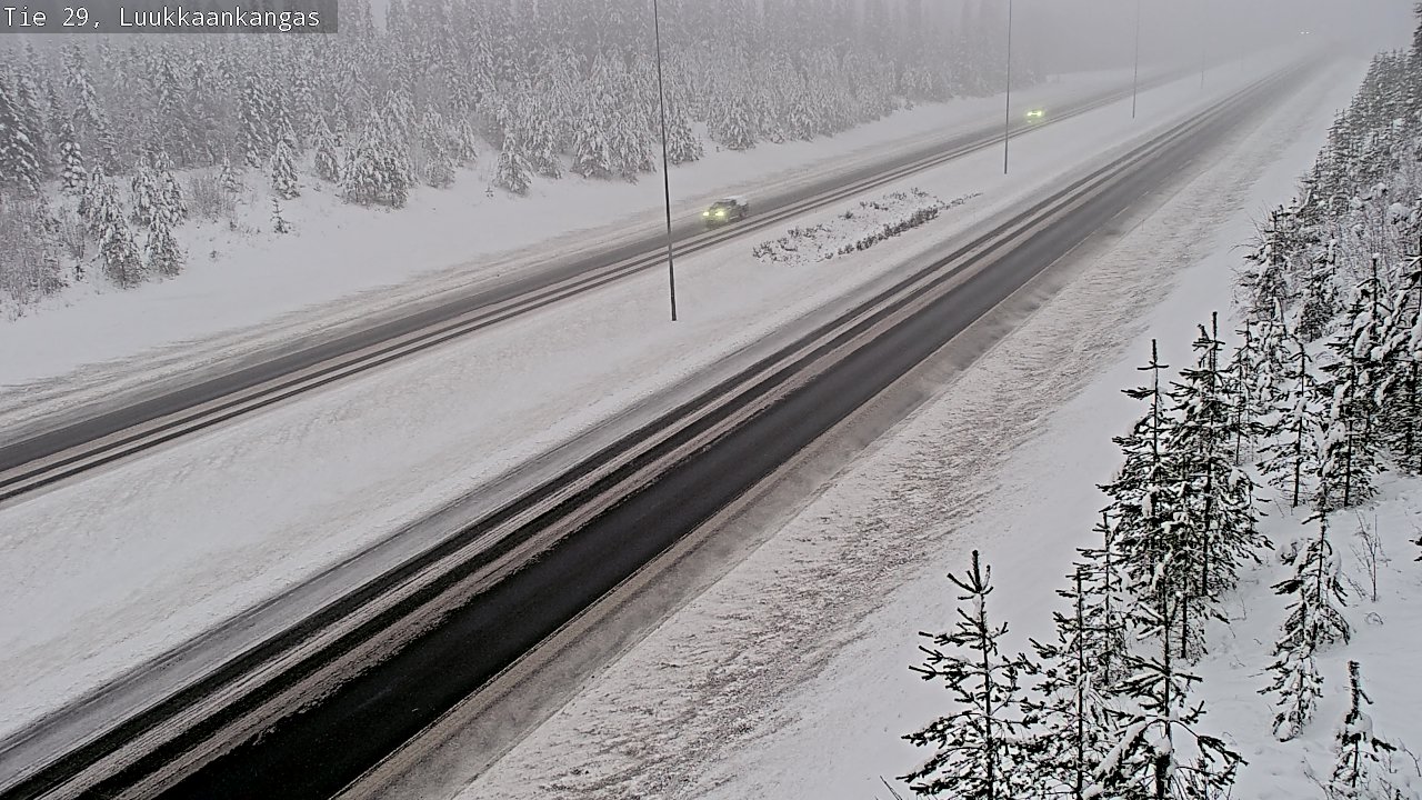 Weather Camera Image Väg 29 Torneå Luukkaankangas, Tornio, Lappi