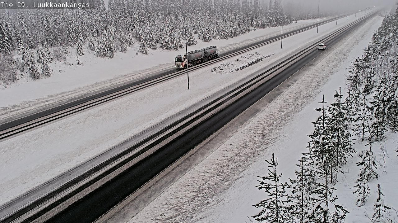 Weather Camera Image Väg 29 Torneå Luukkaankangas, Tornio, Lappi