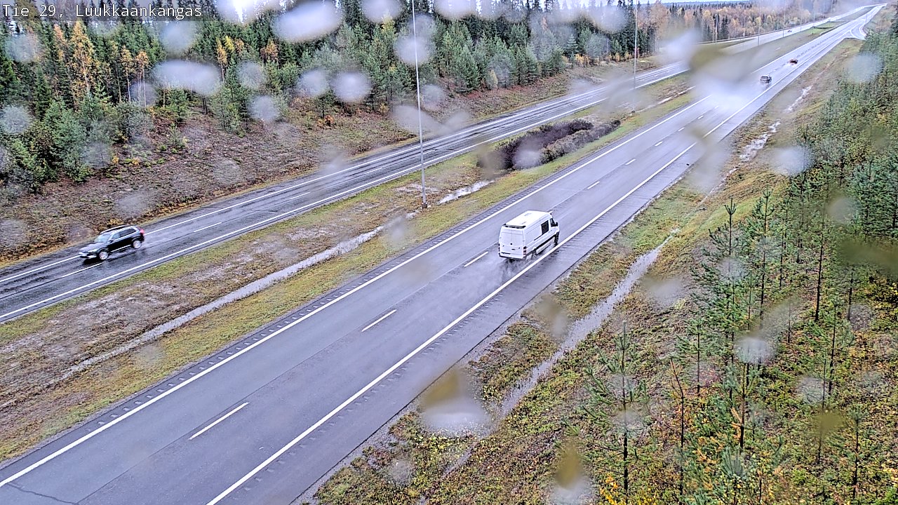 Weather Camera Image Väg 29 Torneå Luukkaankangas, Tornio, Lappi