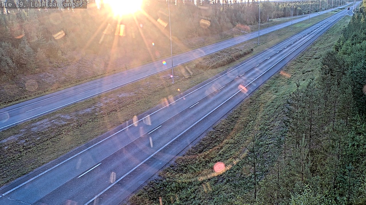 Weather Camera Image Road 29 Tornio Luukkaankangas, Tornio, Lappi