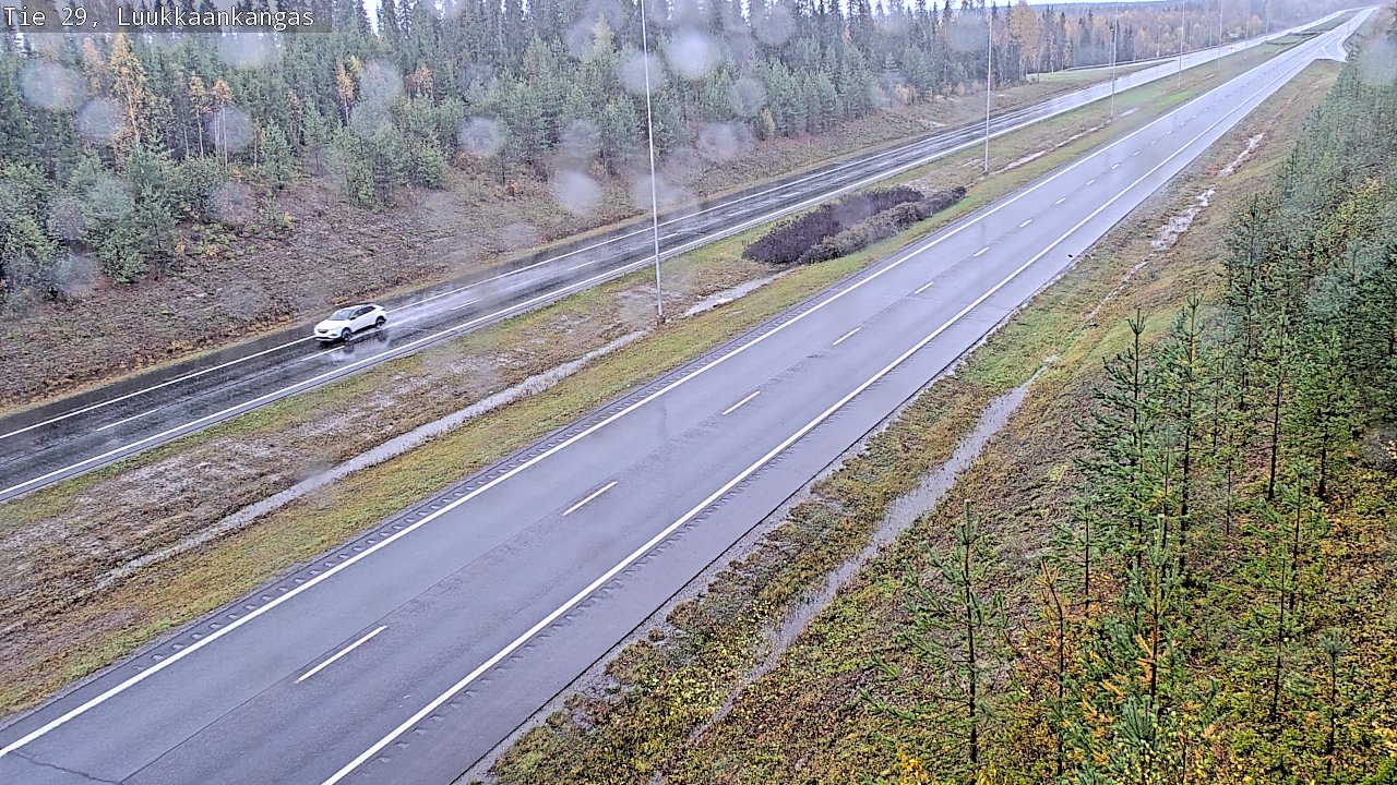 Weather Camera Image Väg 29 Torneå Luukkaankangas, Tornio, Lappi