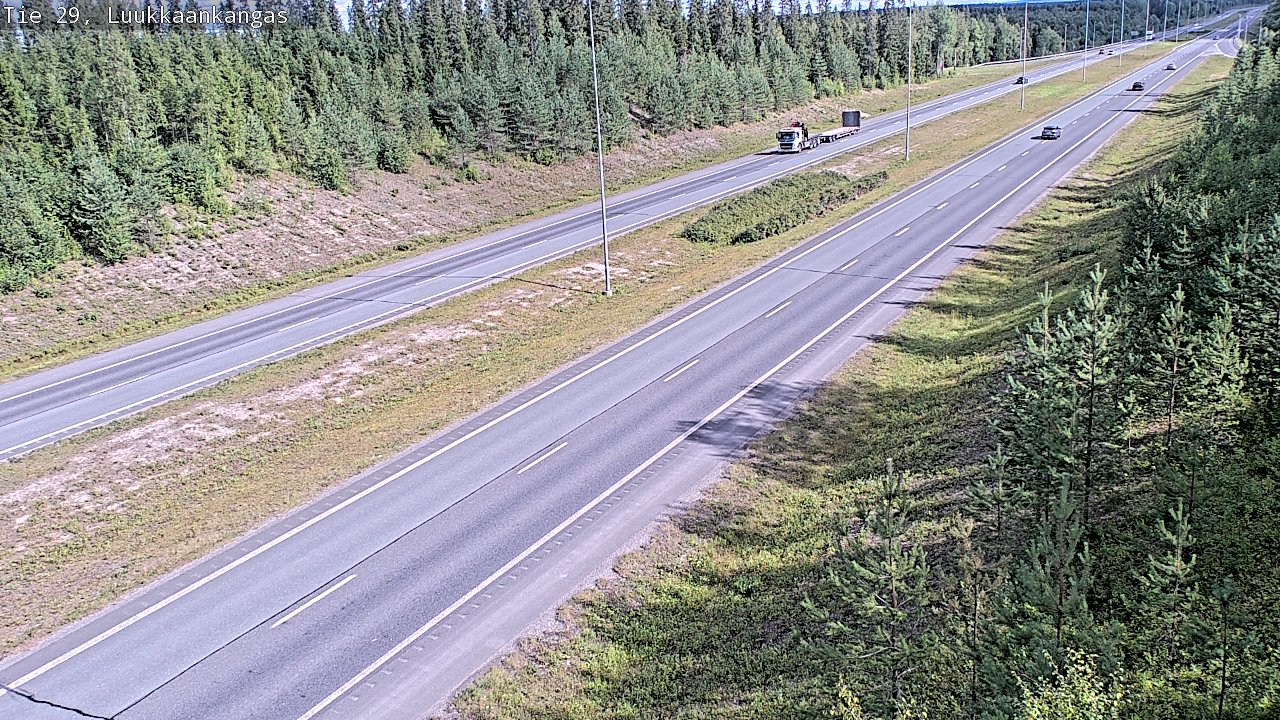Weather Camera Image Road 29 Tornio Luukkaankangas, Tornio, Lappi
