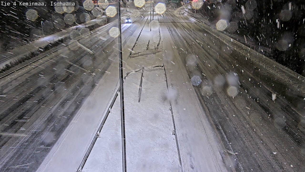Weather Camera Image Väg 4 Keminmaa, Keminmaa, Lappi