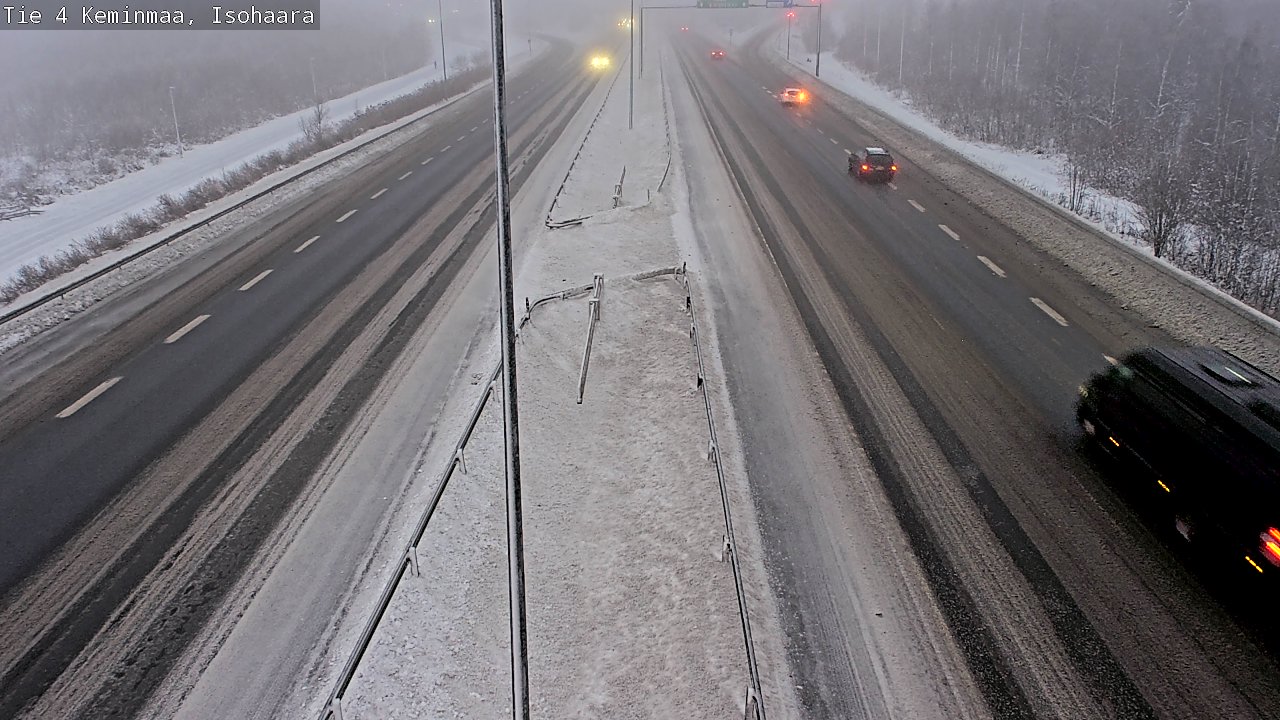 Weather Camera Image Väg 4 Keminmaa, Keminmaa, Lappi