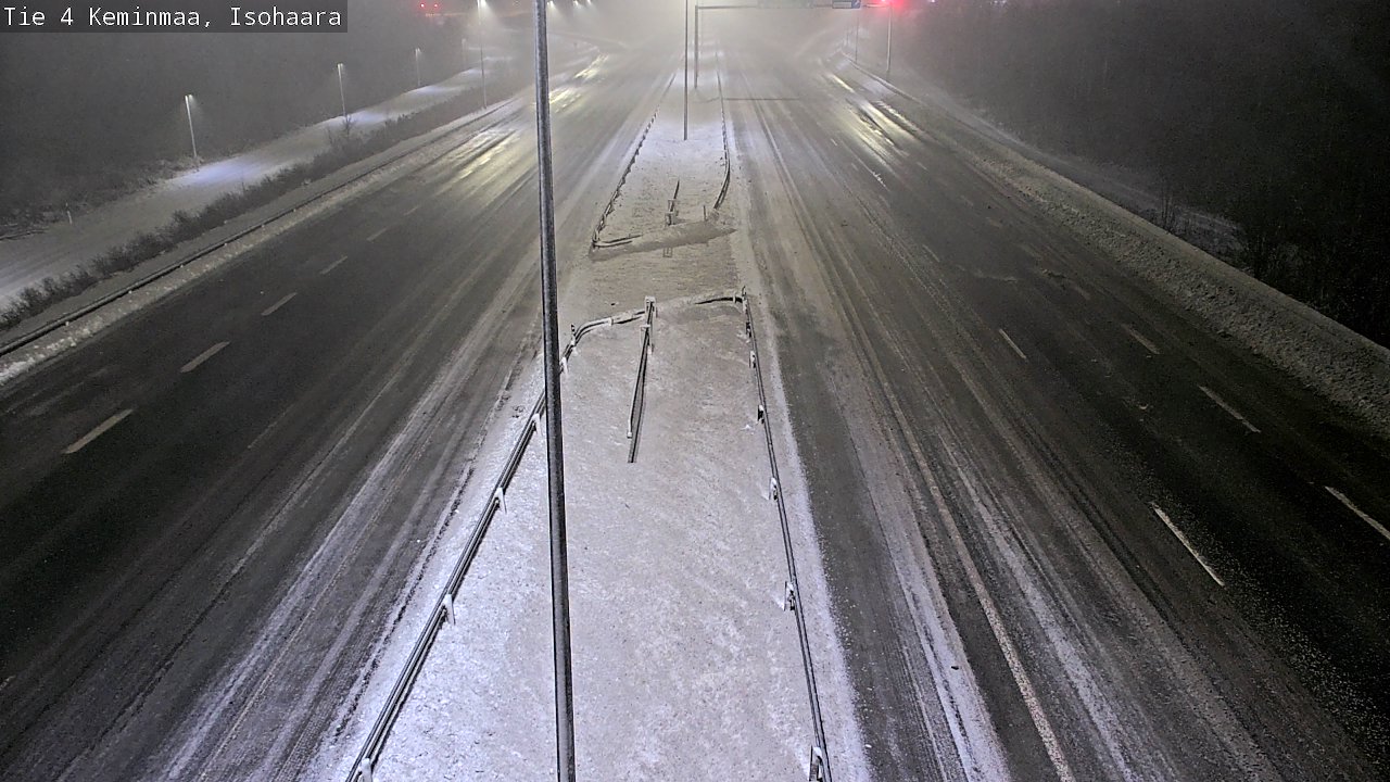 Weather Camera Image Väg 4 Keminmaa, Keminmaa, Lappi