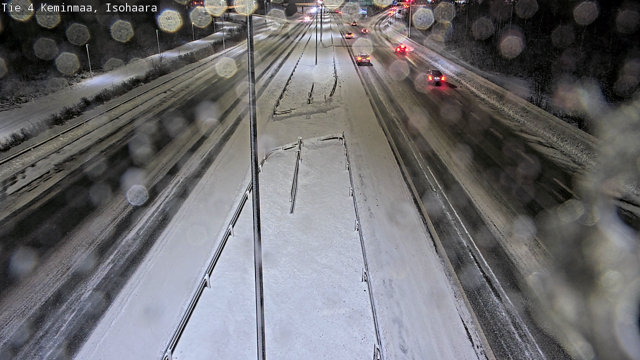 Weather Camera Image Väg 4 Keminmaa, Keminmaa, Lappi