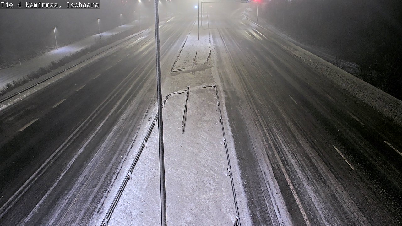 Weather Camera Image Väg 4 Keminmaa, Keminmaa, Lappi