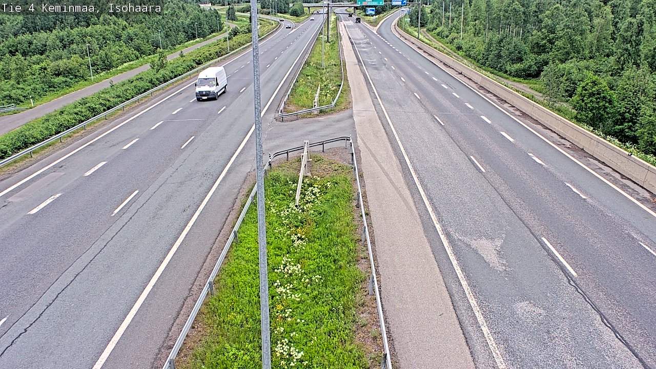 Weather Camera Image Road 4 Keminmaa, Keminmaa, Lappi
