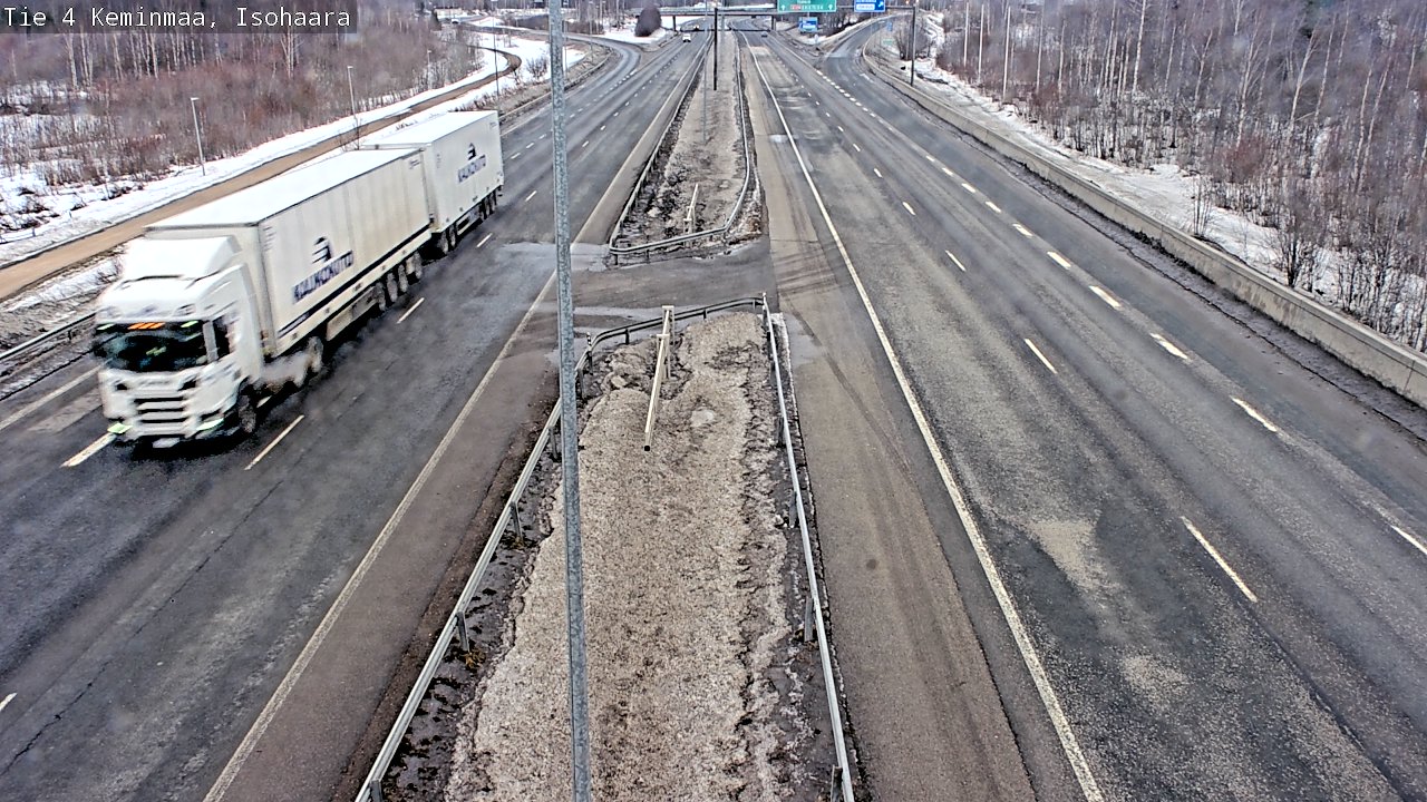 Weather Camera Image Road 4 Keminmaa, Keminmaa, Lappi