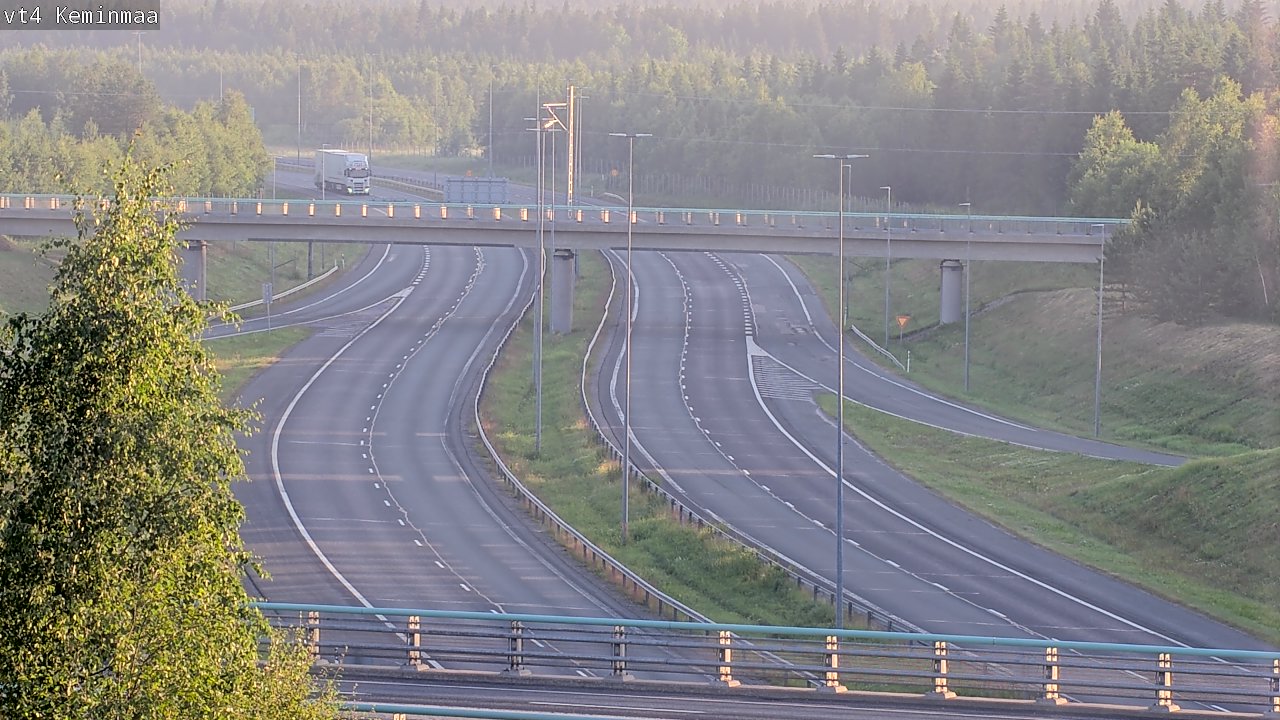 Weather Camera Image Väg 4 Keminmaa, Keminmaa, Lappi