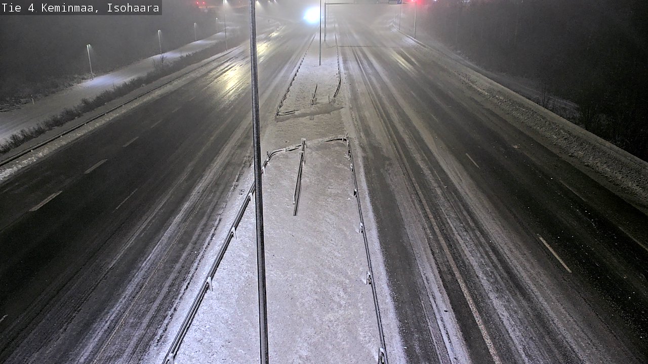 Weather Camera Image Väg 4 Keminmaa, Keminmaa, Lappi