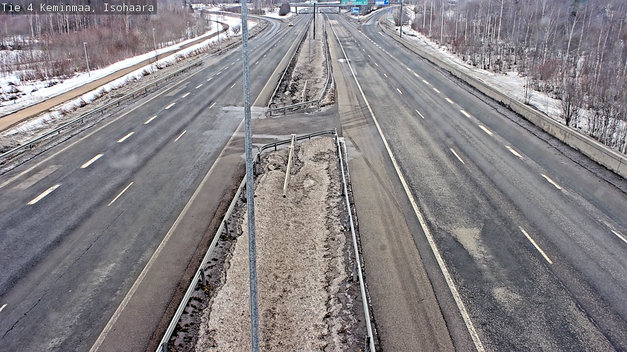 Weather Camera Image Road 4 Keminmaa, Keminmaa, Lappi