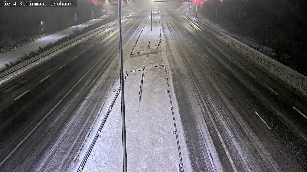 Weather Camera Image Väg 4 Keminmaa, Keminmaa, Lappi