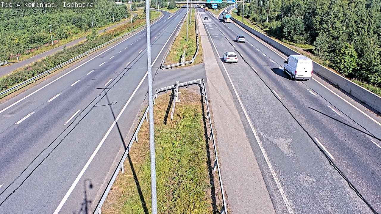 Weather Camera Image Road 4 Keminmaa, Keminmaa, Lappi