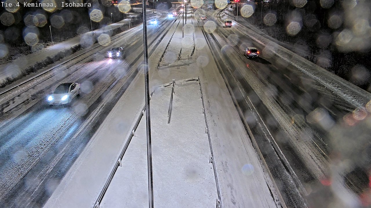 Weather Camera Image Väg 4 Keminmaa, Keminmaa, Lappi