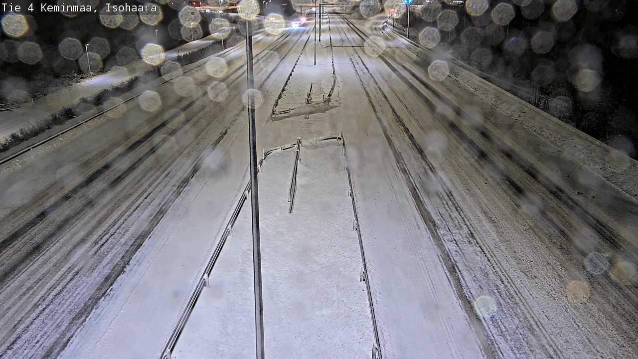Weather Camera Image Väg 4 Keminmaa, Keminmaa, Lappi