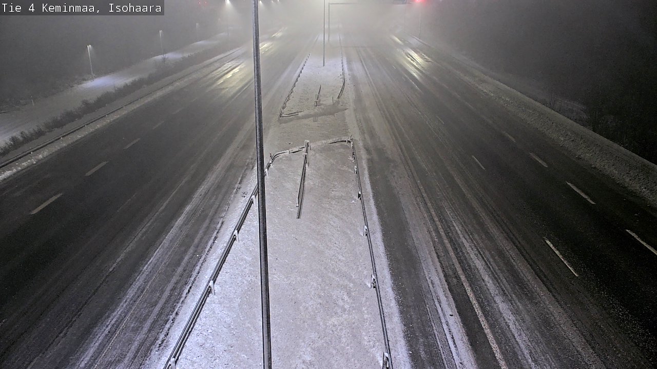 Weather Camera Image Väg 4 Keminmaa, Keminmaa, Lappi