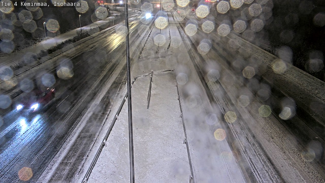 Weather Camera Image Väg 4 Keminmaa, Keminmaa, Lappi