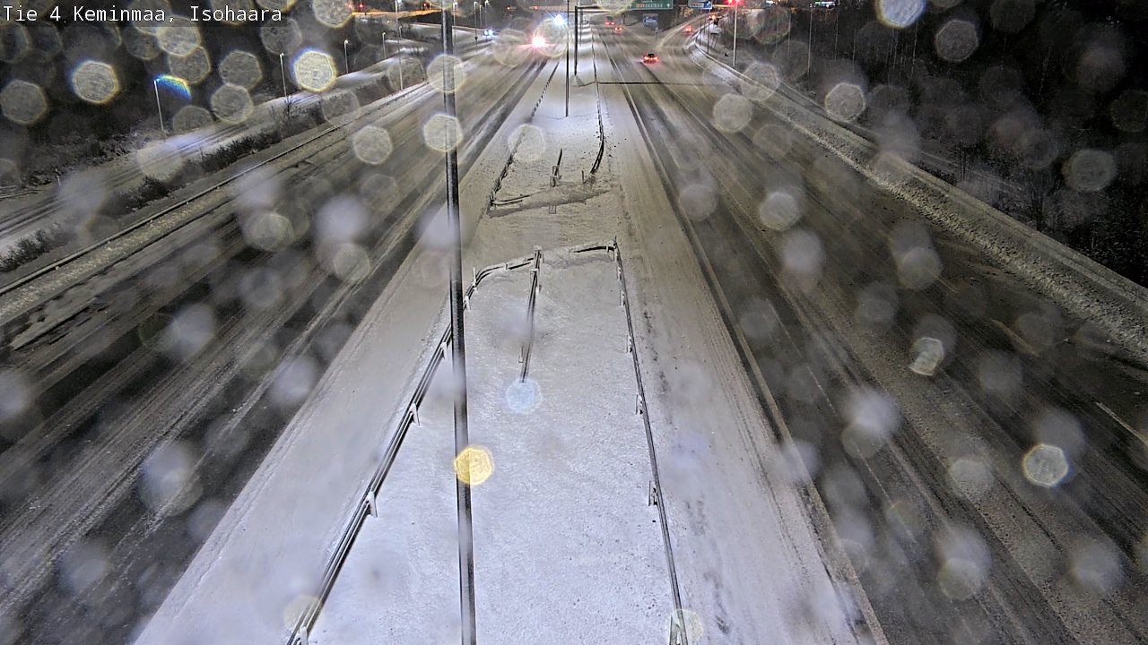 Weather Camera Image Väg 4 Keminmaa, Keminmaa, Lappi