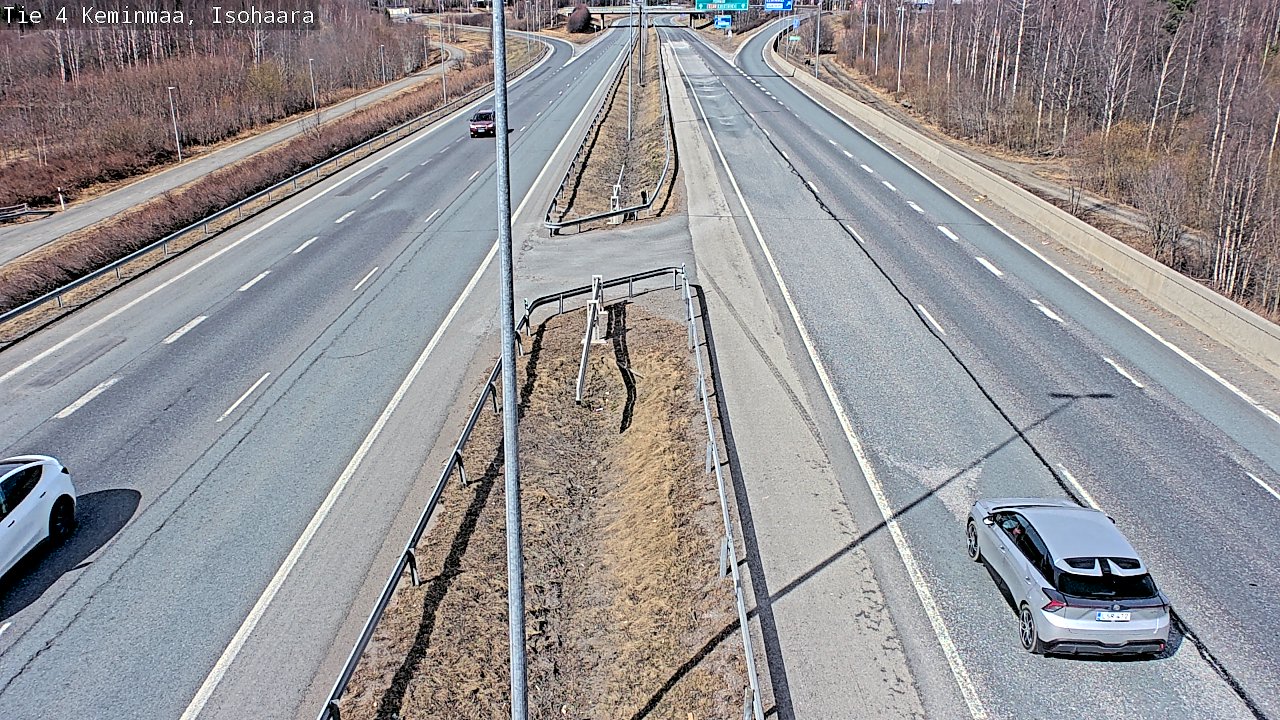 Weather Camera Image Väg 4 Keminmaa, Keminmaa, Lappi