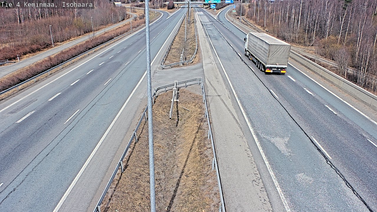 Weather Camera Image Väg 4 Keminmaa, Keminmaa, Lappi