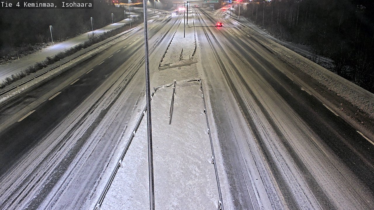 Weather Camera Image Väg 4 Keminmaa, Keminmaa, Lappi