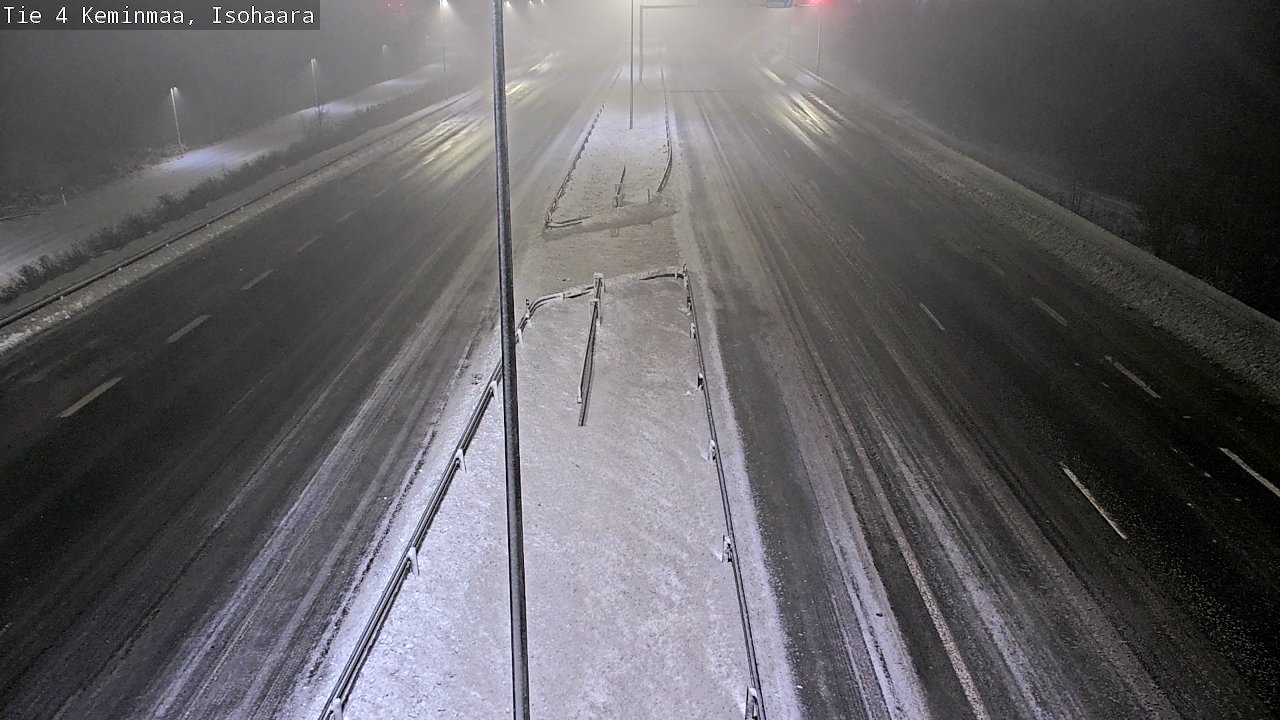 Weather Camera Image Väg 4 Keminmaa, Keminmaa, Lappi