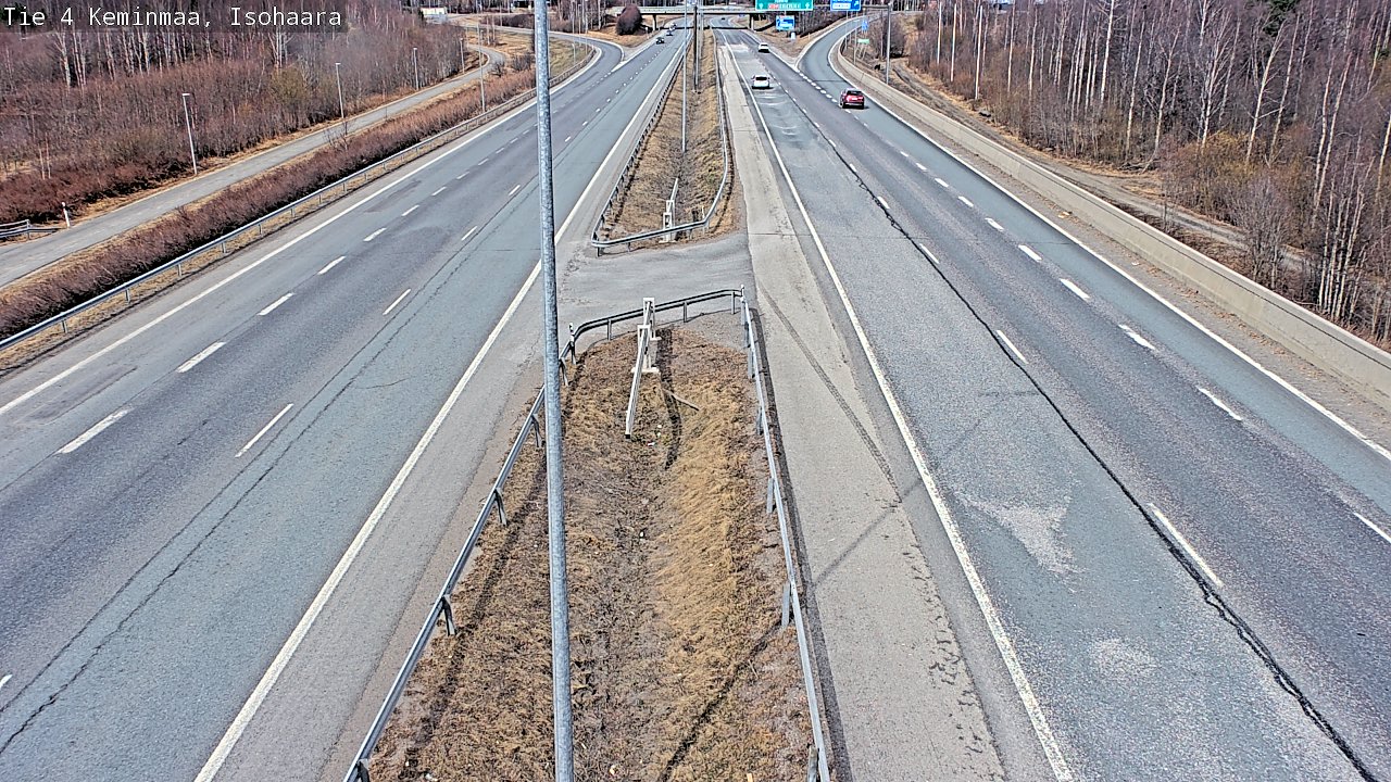 Weather Camera Image Väg 4 Keminmaa, Keminmaa, Lappi
