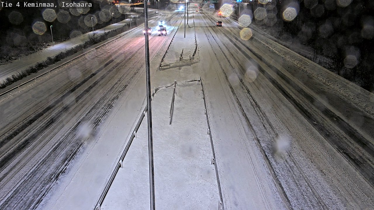 Weather Camera Image Väg 4 Keminmaa, Keminmaa, Lappi