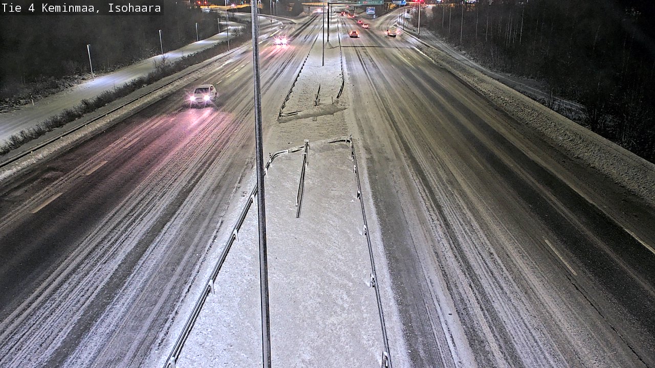 Weather Camera Image Väg 4 Keminmaa, Keminmaa, Lappi