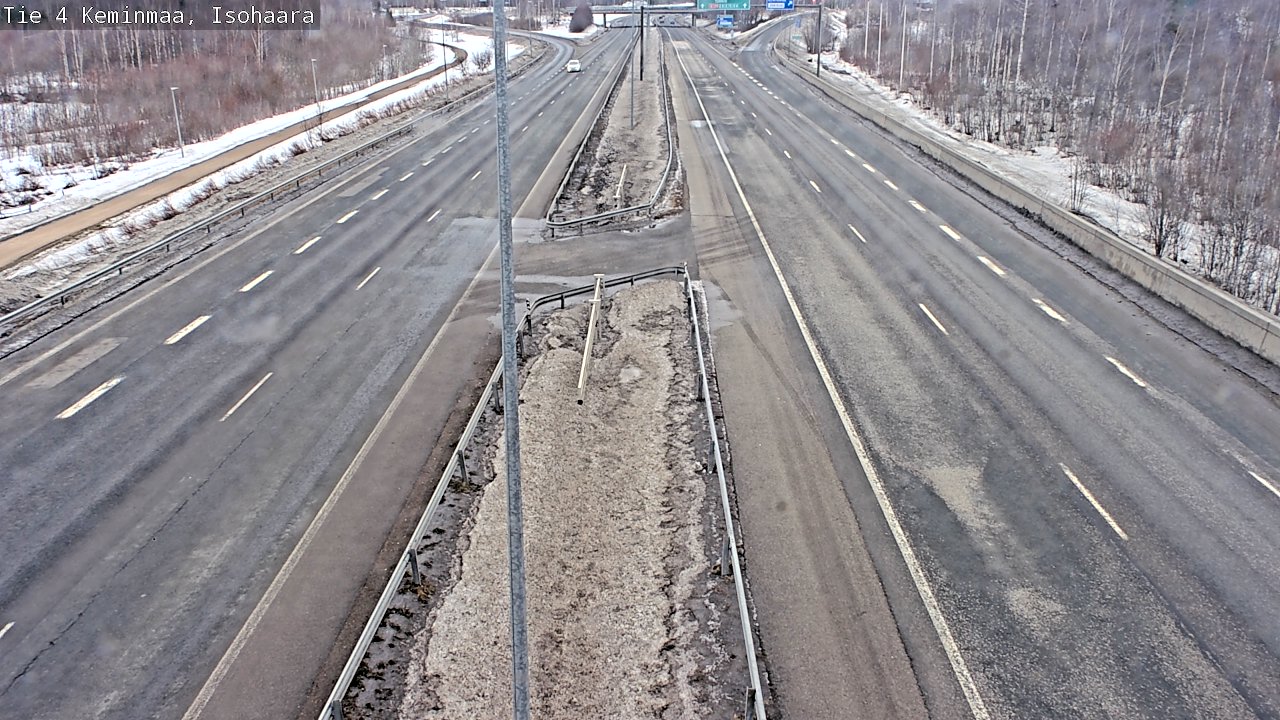 Weather Camera Image Road 4 Keminmaa, Keminmaa, Lappi