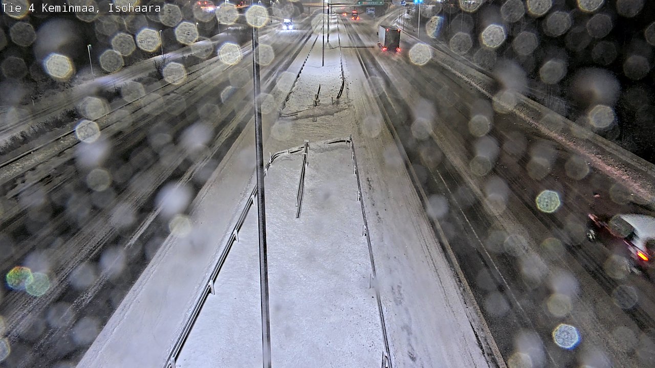 Weather Camera Image Väg 4 Keminmaa, Keminmaa, Lappi