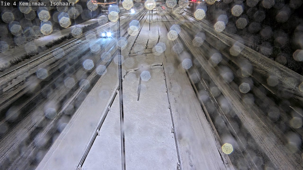 Weather Camera Image Väg 4 Keminmaa, Keminmaa, Lappi