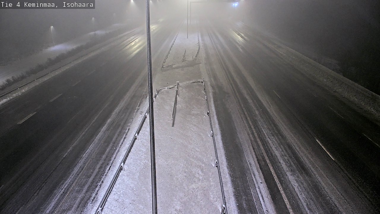 Weather Camera Image Väg 4 Keminmaa, Keminmaa, Lappi