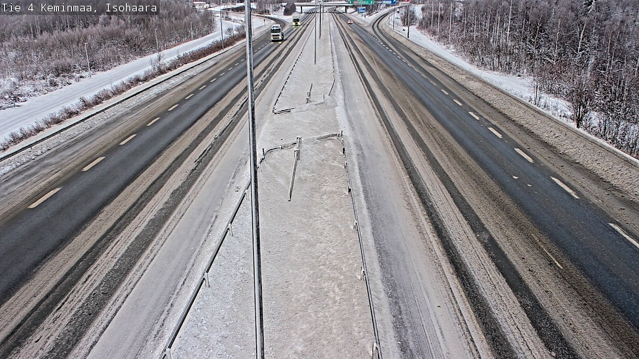 Weather Camera Image Väg 4 Keminmaa, Keminmaa, Lappi